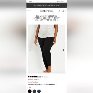 Motherhood Maternity secret fit belly leggings